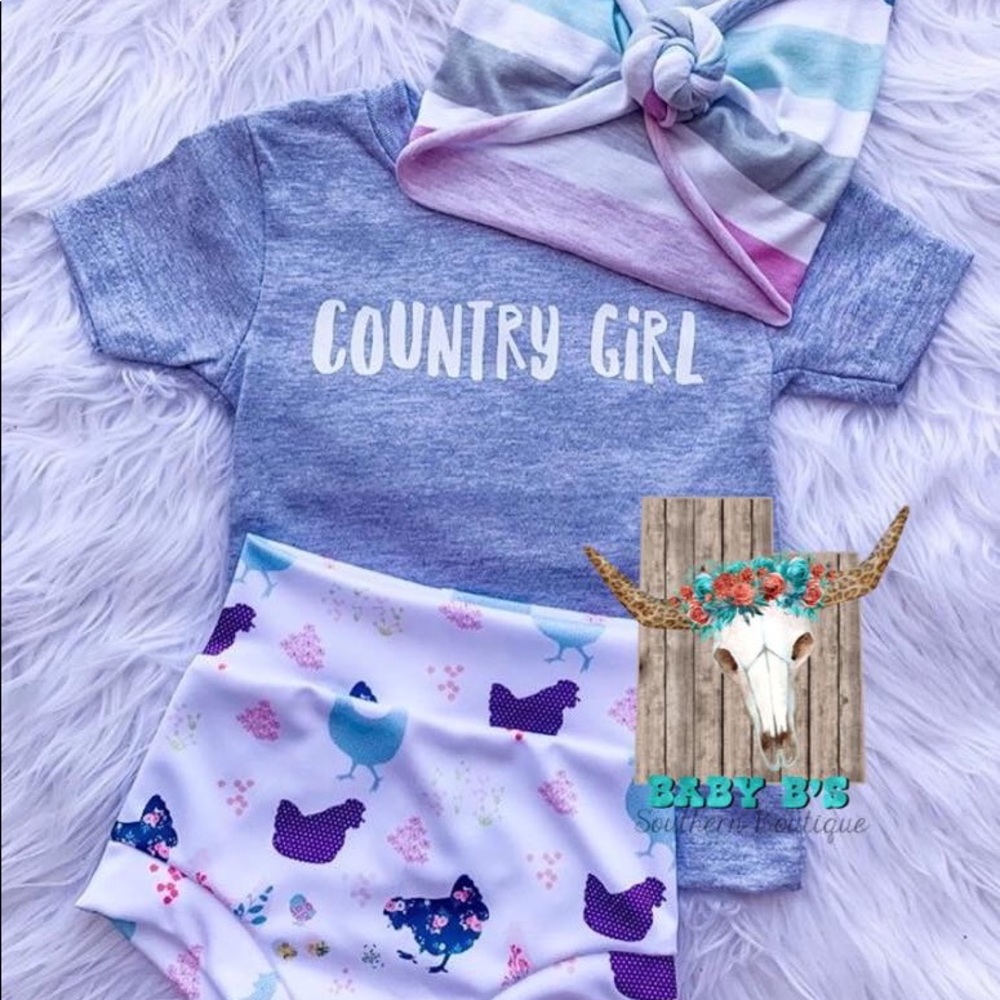Chicken print bummies
